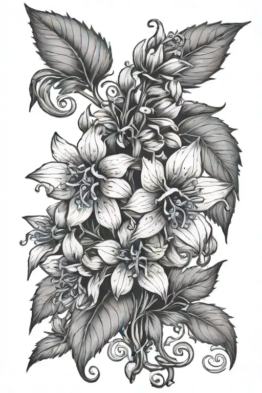 Larkspur On A Vine Wrapping