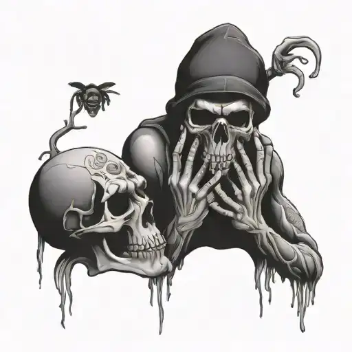 Speak No Evil Hear No Evil See No Evil Skulls
