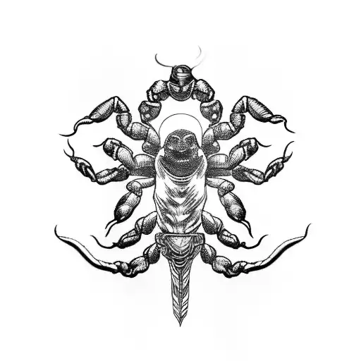 Scorpion With Zeus And Poseidon