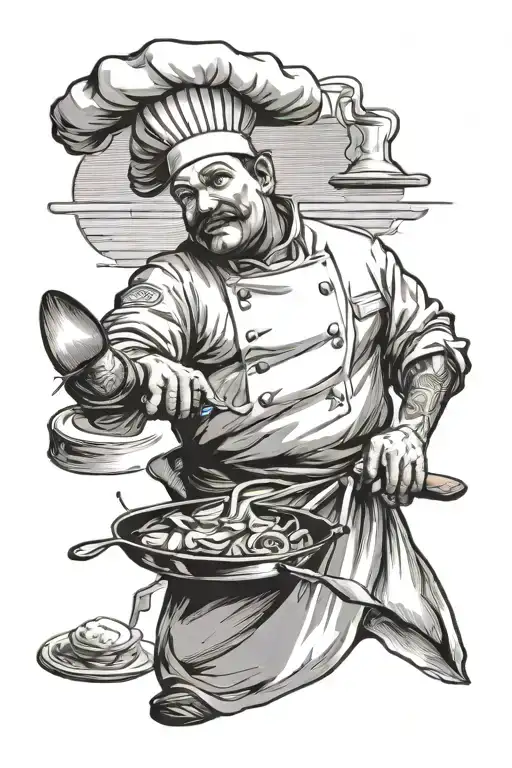 Chef Cooking