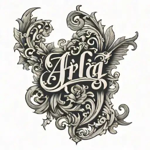 Arla In Gothic Font