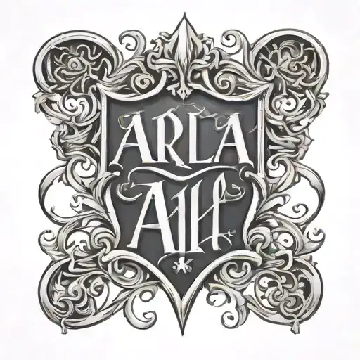 Arla In Gothic Font