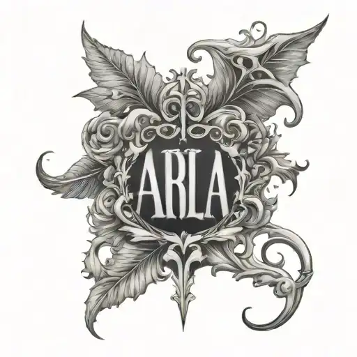 Arla In Gothic Font