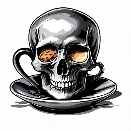 Coffee And Skull