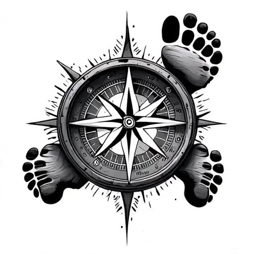 Footprint Compass