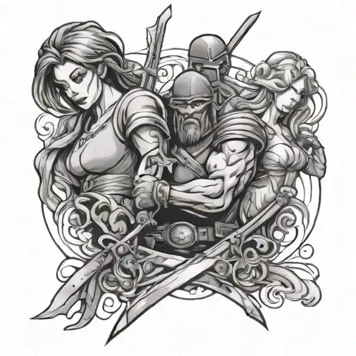 Family And Sword And Anger