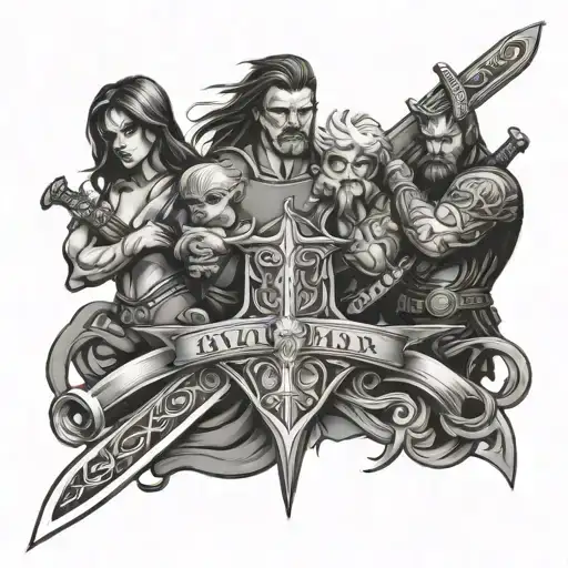 Family And Sword And Anger