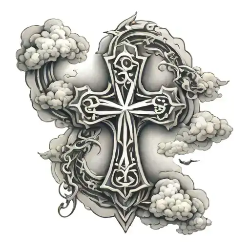 Eldin Ring Miquellas Cross Sleeve Clouds In Backround
