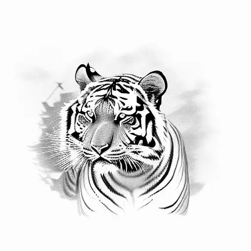 Angry And Deep Tiger