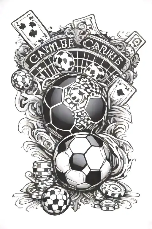 Gamble Casino With Soccer Ball