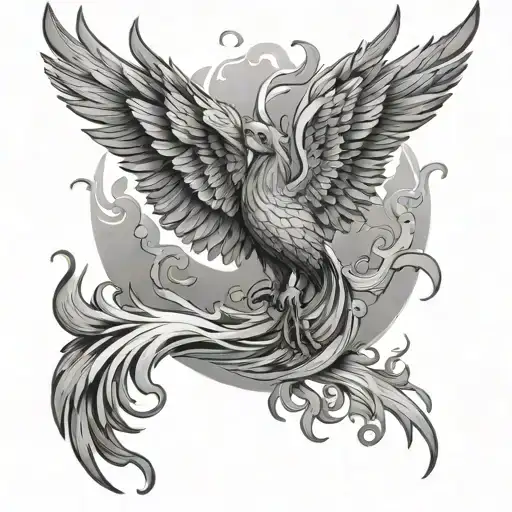 Phoenix Rising From Ashes