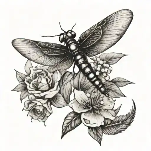 Dragonfly And Hummingbird