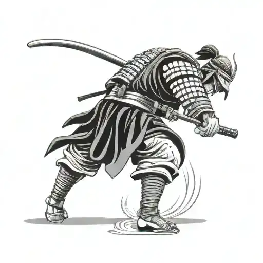 Legs Samurai Standing