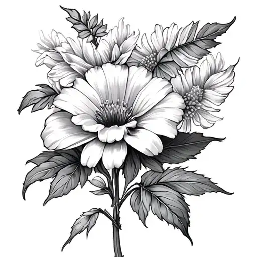 August And March Birth Flower