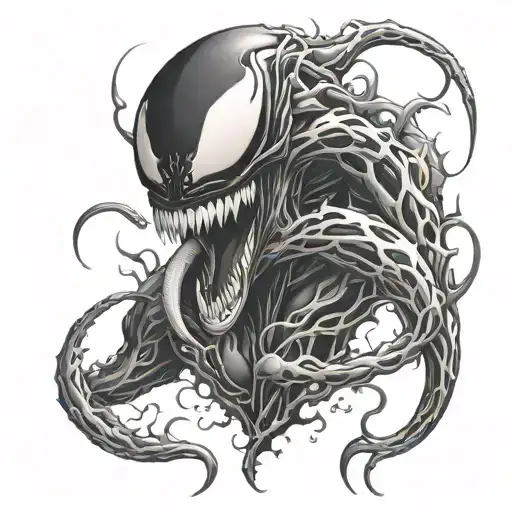 Venom Symbiote Goo Stretching