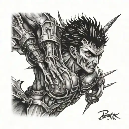 Small Forearm Tatto Guts From Berserk