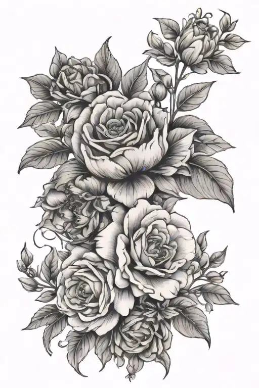 Birth Flower Bouquet