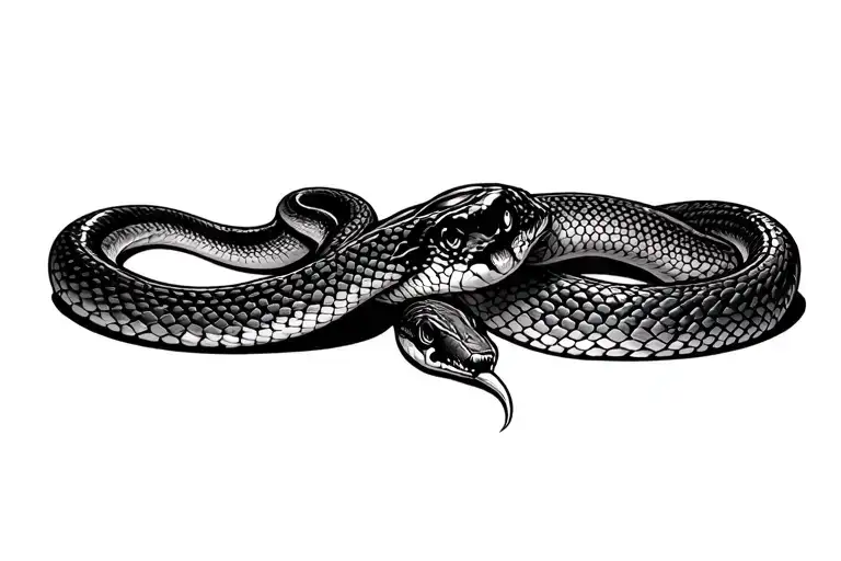 Snake Eating Its Own Tail