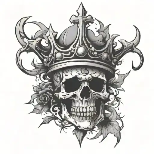 Cross And Thorn Crown