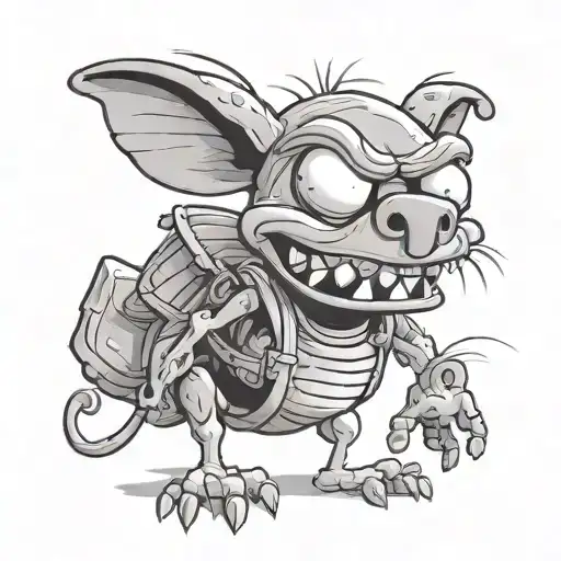 Courage The Cowardly Dog As Donatello