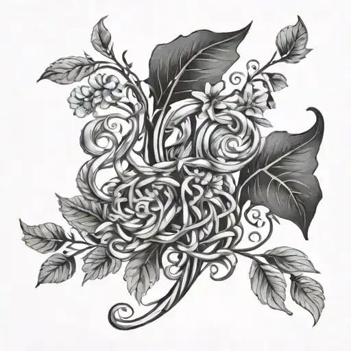 Coordinates Intertwined Vines