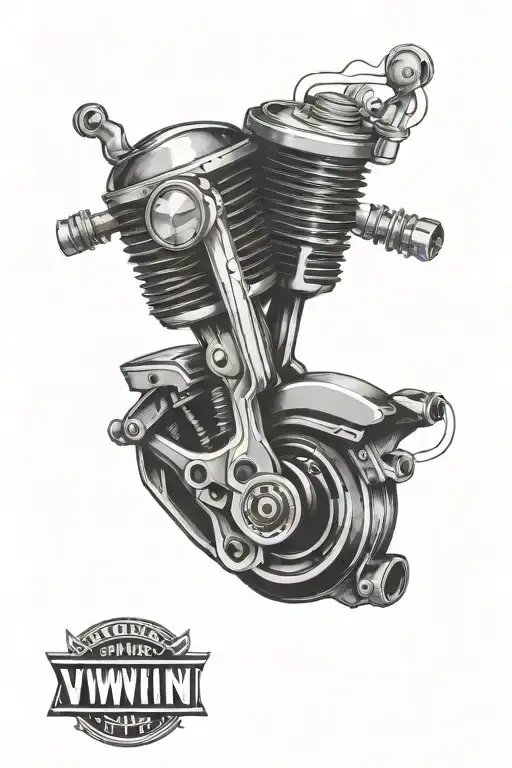 V Twin Pistons