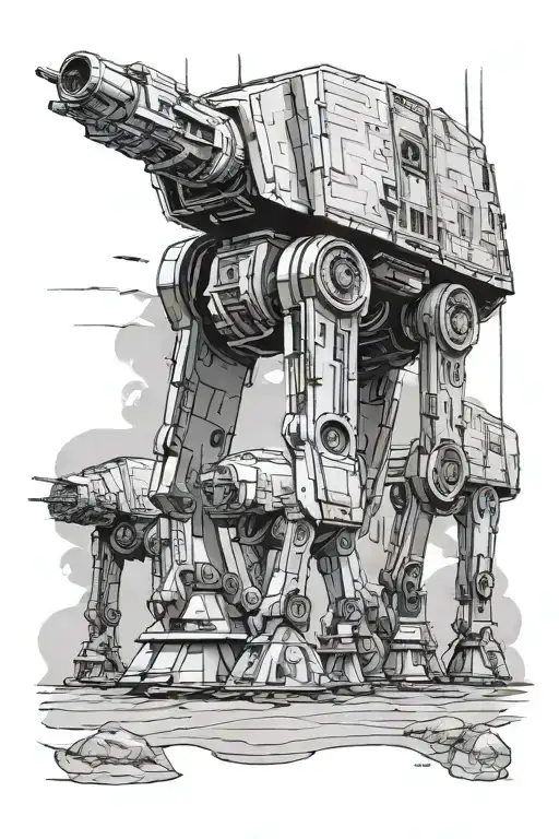 3 Star Wars At-ats