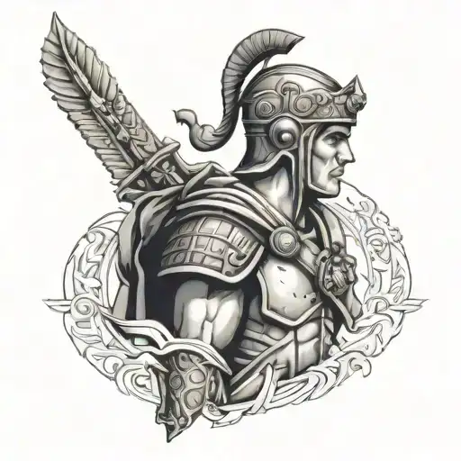 Mark Antony Roman Soldier Patchwork