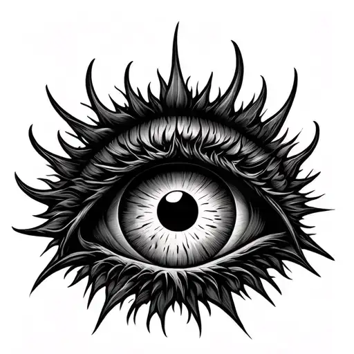 Evil Eye Symbol Integrated