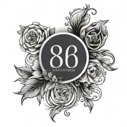 Arm Tattoo With Rome Numbers Birth Month And Year