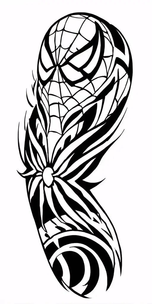 Polynesian Tribal Patterns Spider-man