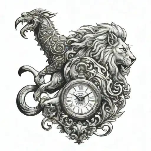 Ragnar Lothbrok And The Lion And The Clock