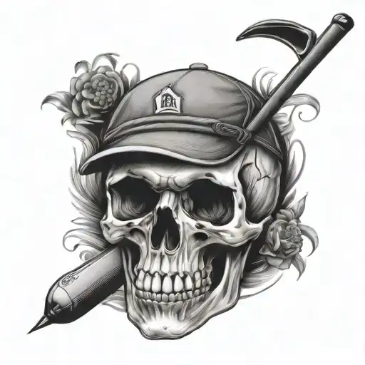 Skull And Golf