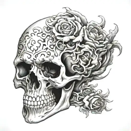 Skull Gory Picture