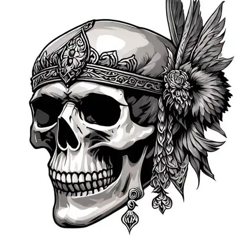 Cossack Skull Detailed