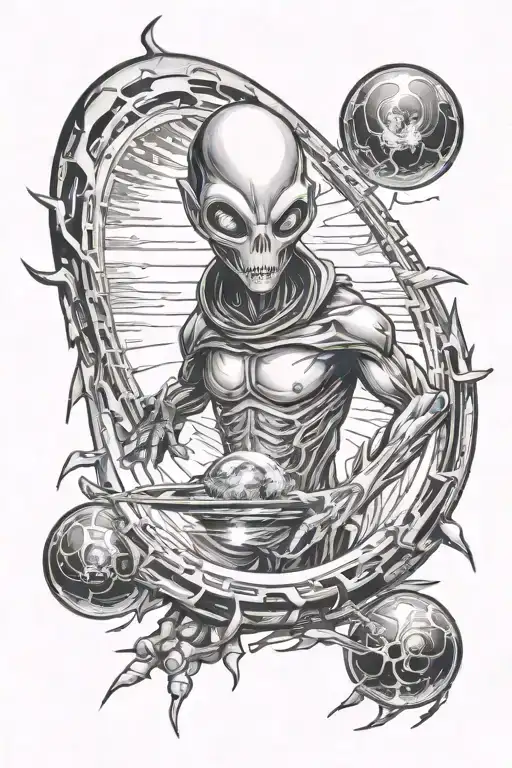 Enlightenment In An Alien Going Through Hyperspace