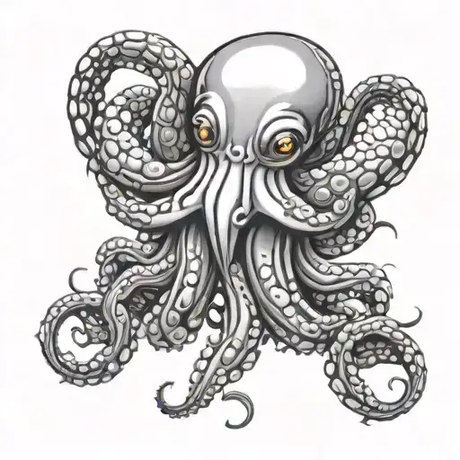 Octopuss Mommy With 2 Little Scorpions