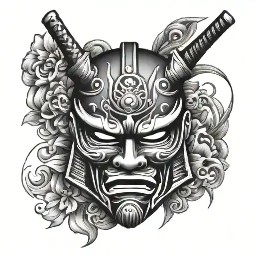 Japanese Samurai Mask