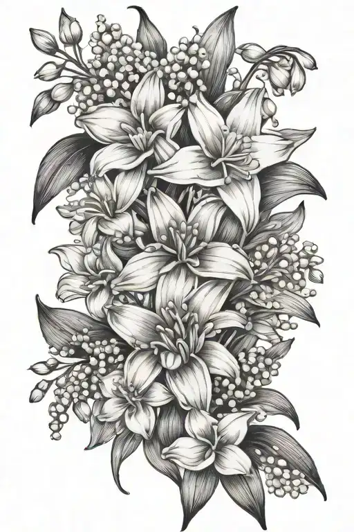 Daisy Daffodil And Lily Of The Valley Bouquet