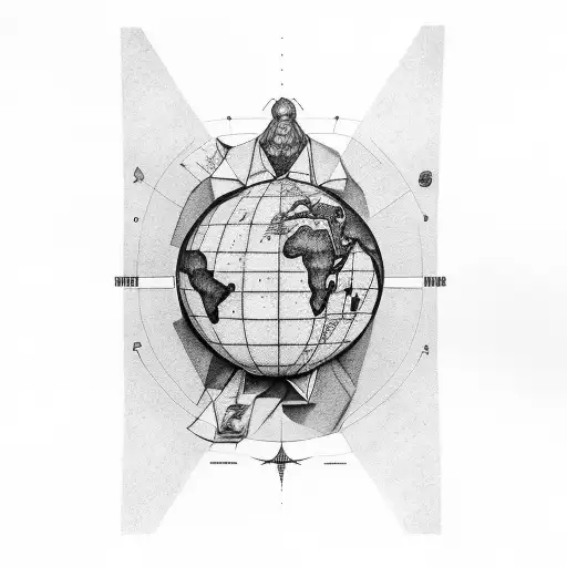 Atlas Holding The Earth Sleeve