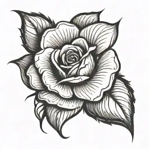 Rose Slashed