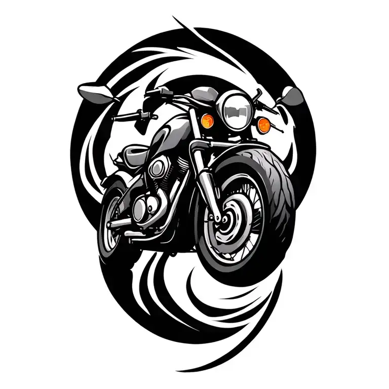 Motorbike Tribal