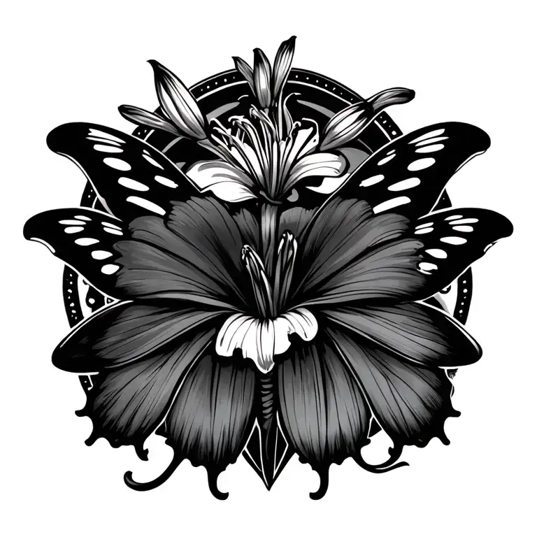 Lillies & Buttlerflies