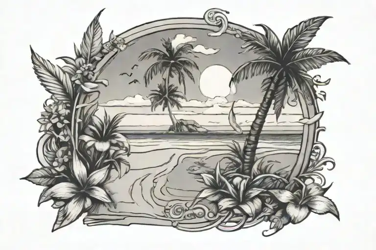 On A Beach On Sunny Day I