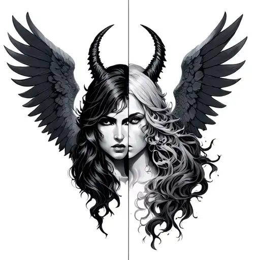 Half Demon Half Angel