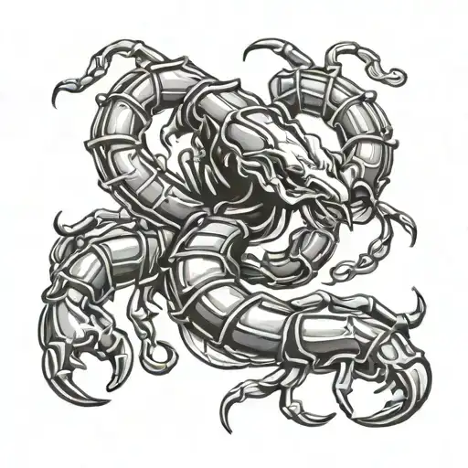 Scorpion With Chains