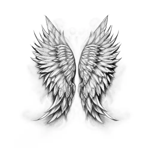 Angel Wings Nd Evil Wings Evil Back Ground