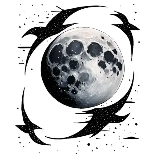 Moon With Orion's Belt Consolation