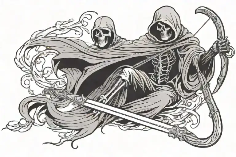Grim Reaper With Scythe
