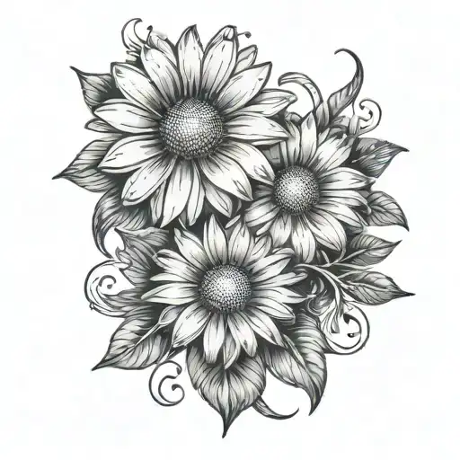 Daisy Flower Capricorn Sign